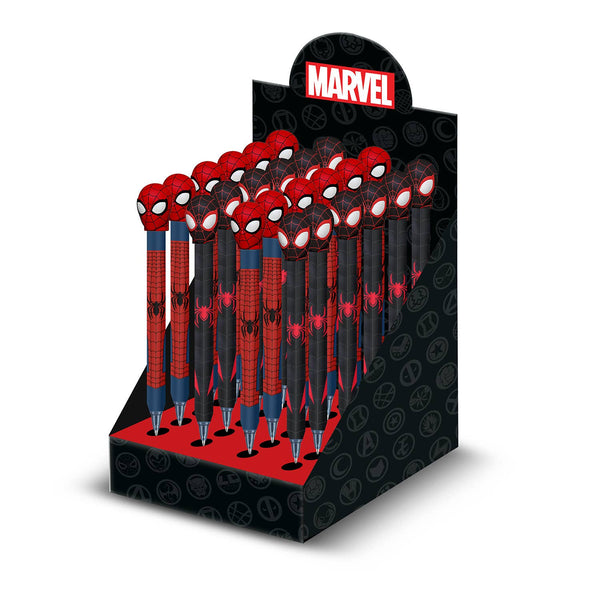 Marvel Spiderman Peter-Présentoir 24 Unités Crayon Éternel