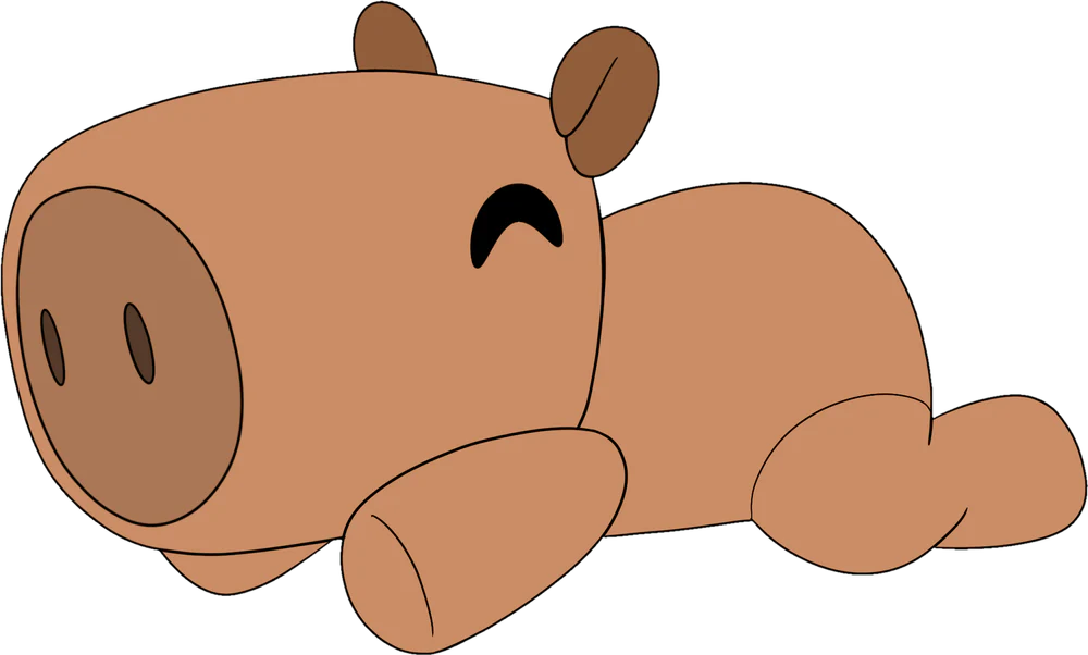 Capybara Shoulder Rider Plush