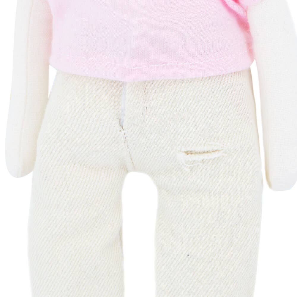 ENSEMBLE CADEAU : Peluche Zoé La Brebis avec jean + Queue de Sirène