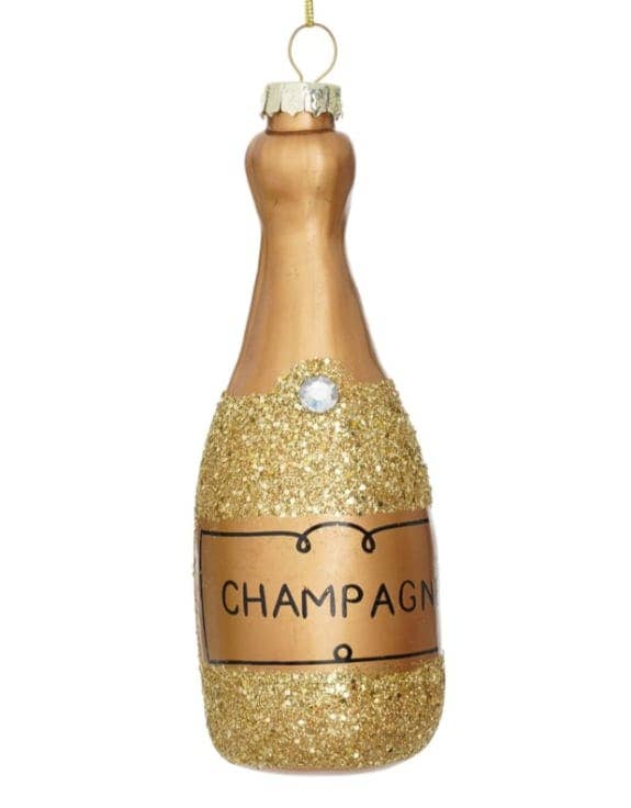 Décoration à suspendre Bouteille de champagne
