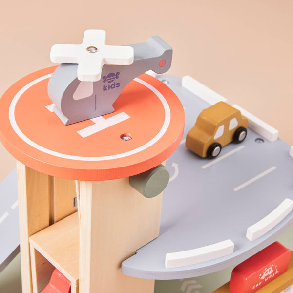 Jeu Jouet de Garage pour Enfants en Bois Just Bee Kids