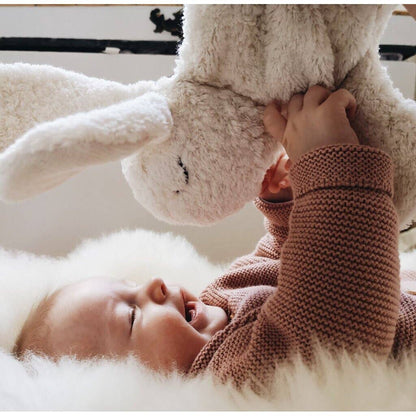 Petit lapin en peluche | Blanc