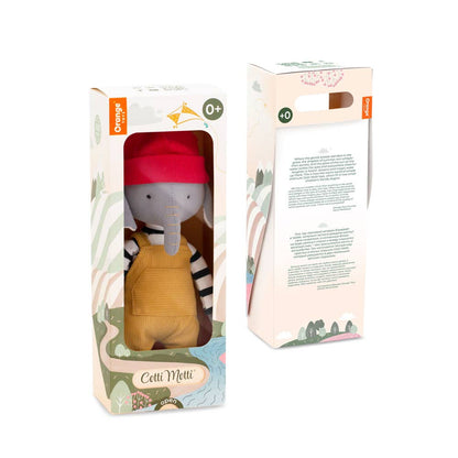 Peluche de algodón Alicio el elefante - 29 cm - 0+ meses