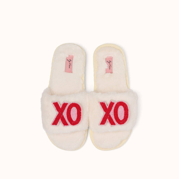 Coppia di spille a forma di pantofole - XOXO