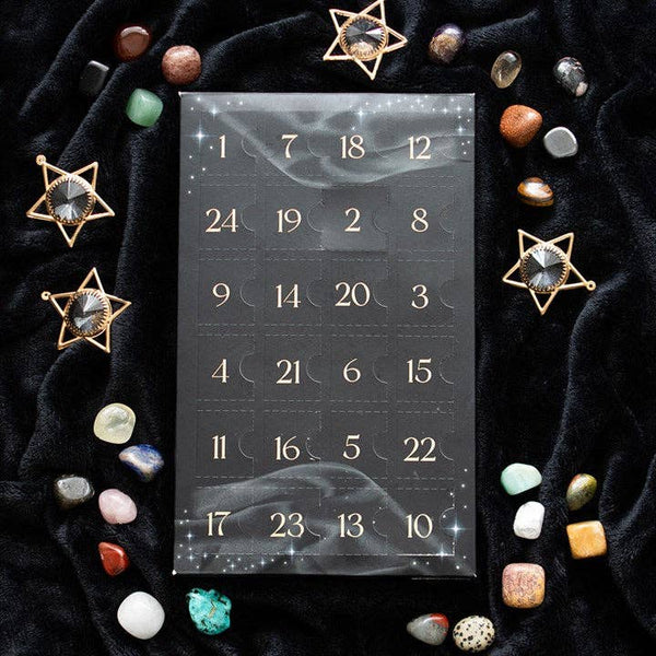 Calendrier de l'Avent de Noël en cristal 24 jours