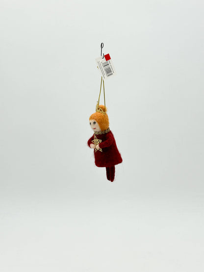 Felt Hanging Christmas Tree Ornament - Red Boy