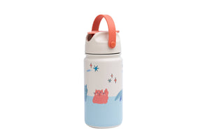 Botella de agua aislada de acero inoxidable Meowtiful Cats para niños