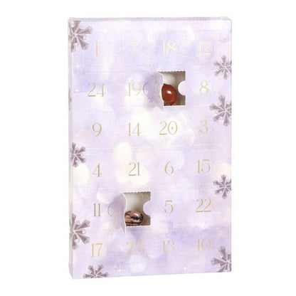 24-Day Crystal Christmas Advent Calendar with Gemstones