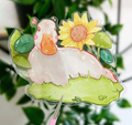 Lente Eend Sticker