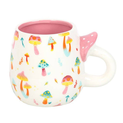 Tasse Funky Fungi en céramique avec anse en forme de champignon