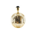 Lampe - Lampe de Table Boule à Facettes - Verre - Or - 20x20x20cm