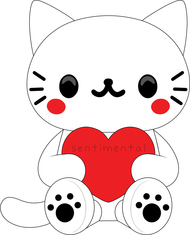 Gatito Sentimental Plush (9in)