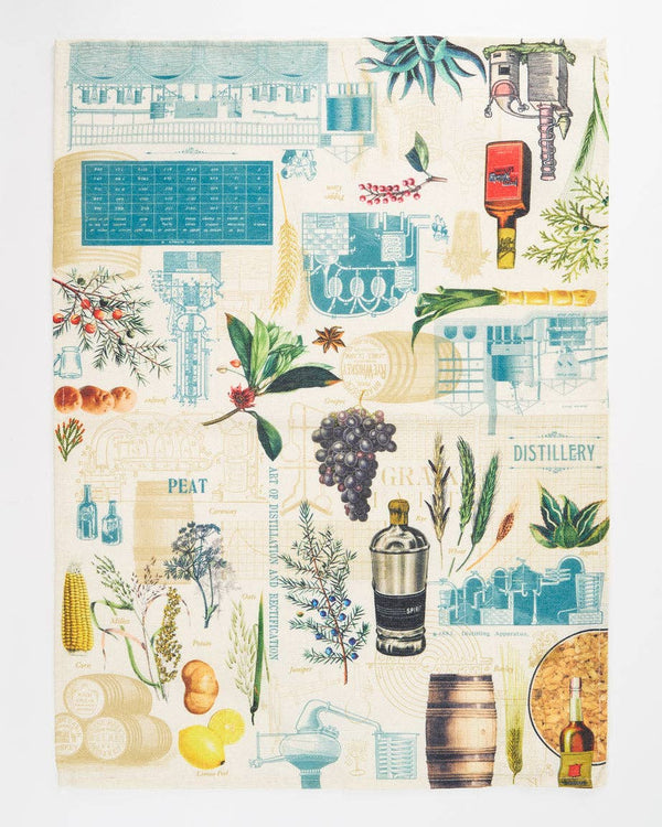 Torchon Esprits et Distillation – produit scientifique Cognitive Surplus EU, vue 1