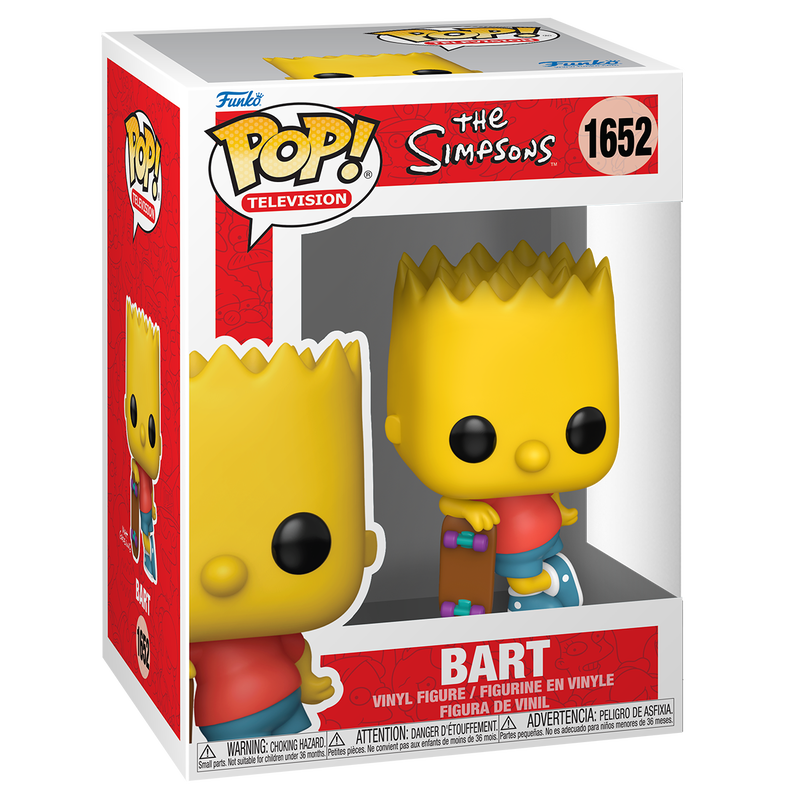 ¡Estallido! Bart Simpson con patineta