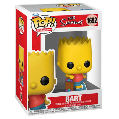 ¡Estallido! Bart Simpson con patineta