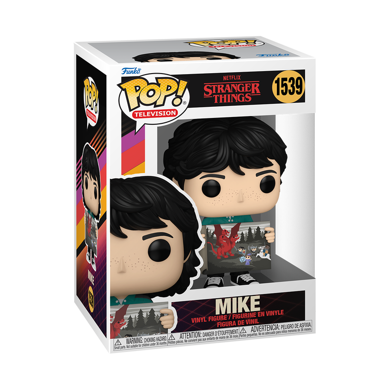 Mike Wheeler con la vernice 