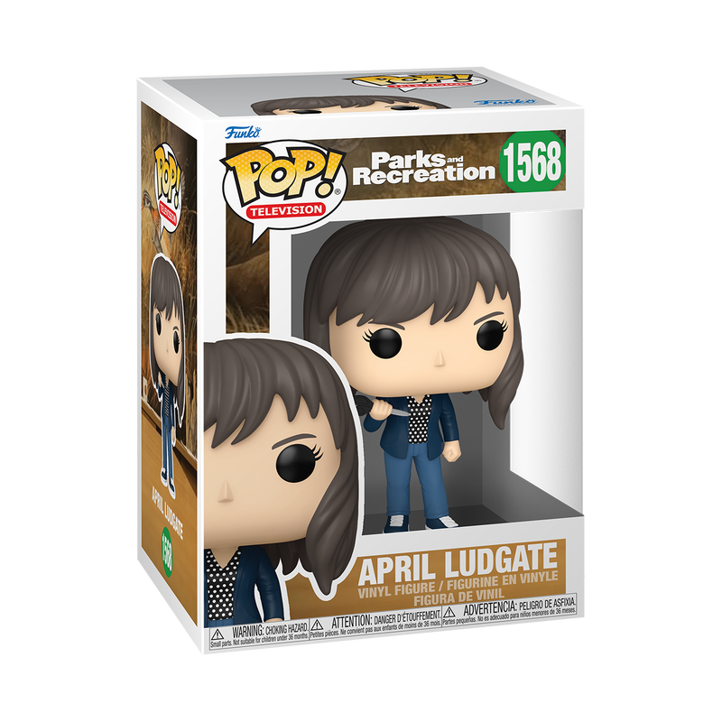 Pop! April Ludgate con le forbici 
