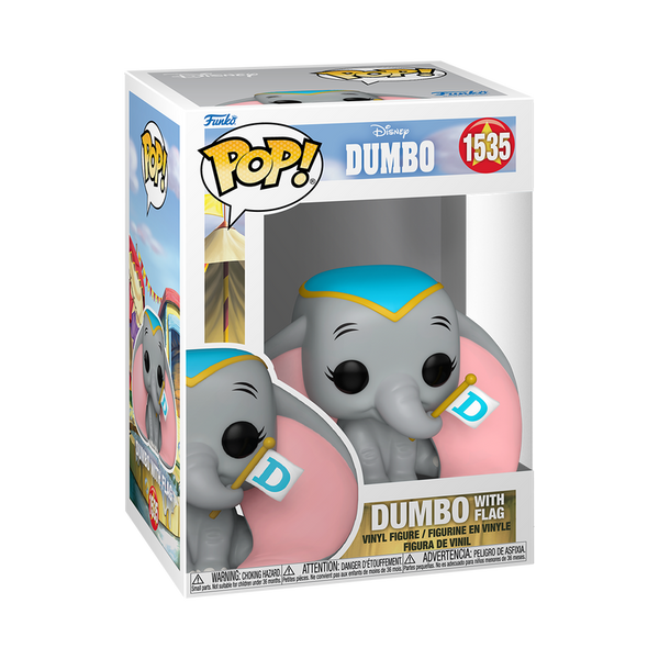 Funko Pop! Dumbo avec Drapeau – Disney