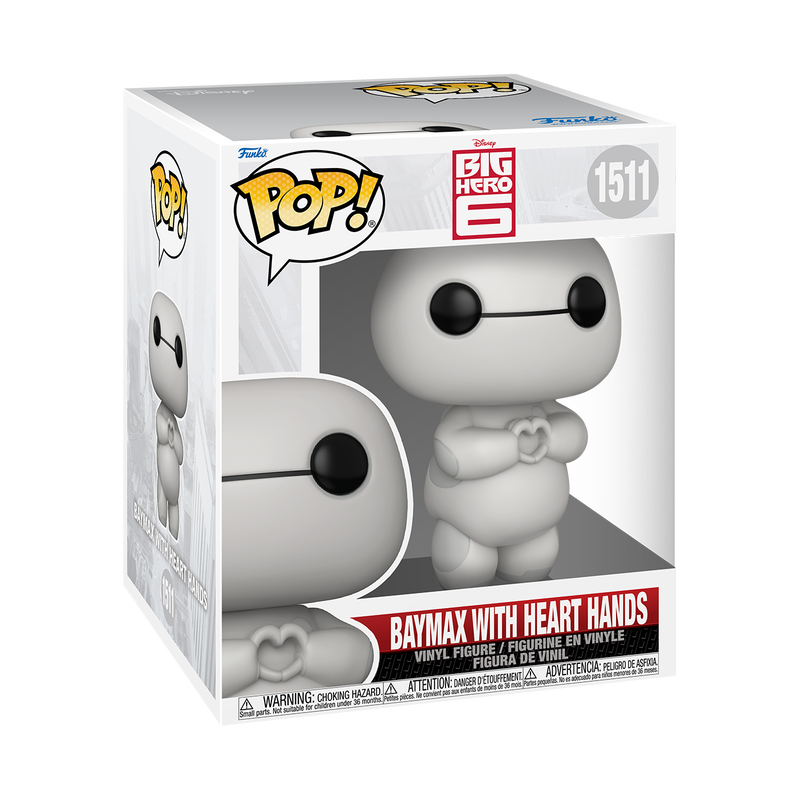 ¡Pop! Super Baymax con manos en forma de corazón
