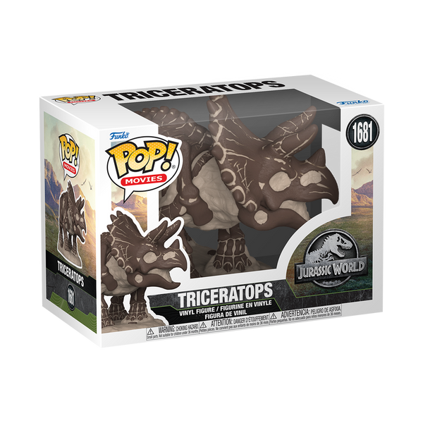Funko Pop! Triceratops (Fossil) – Universal Studios