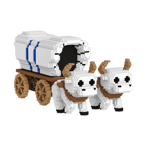 ¡Estallido! Paseos Super Deluxe The Oregon Trail Oxen and Wagon