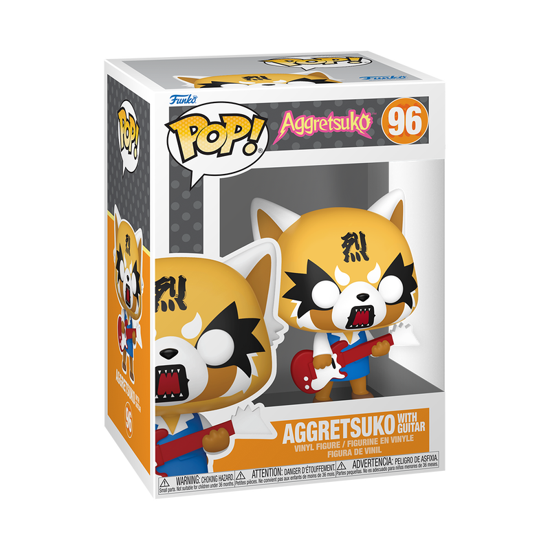 ¡Estallido! Aggretsuko con guitarra