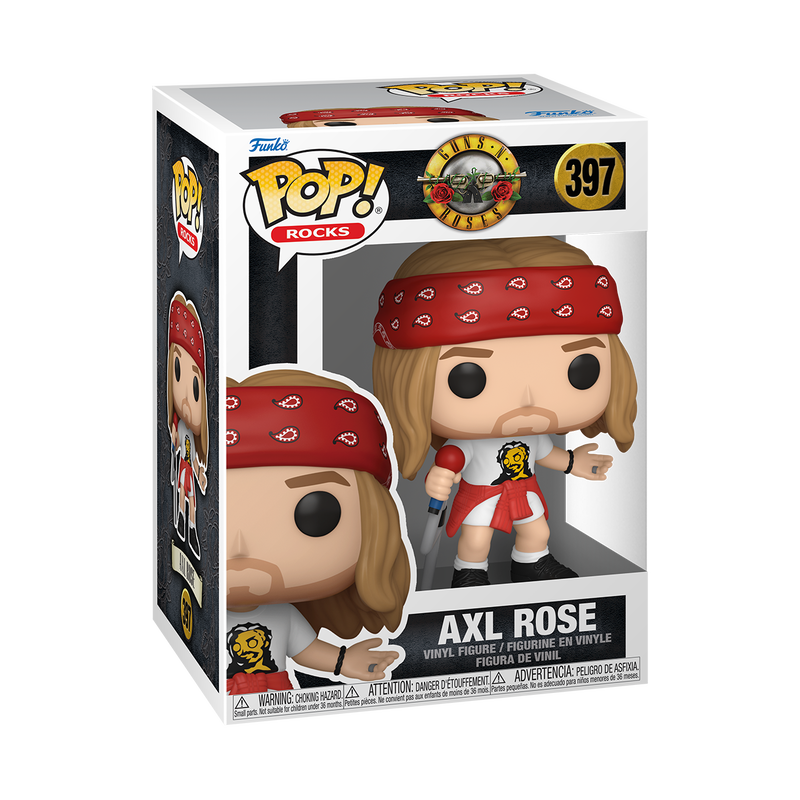 ¡Estallido! Axl Rose con pañuelo rojo 