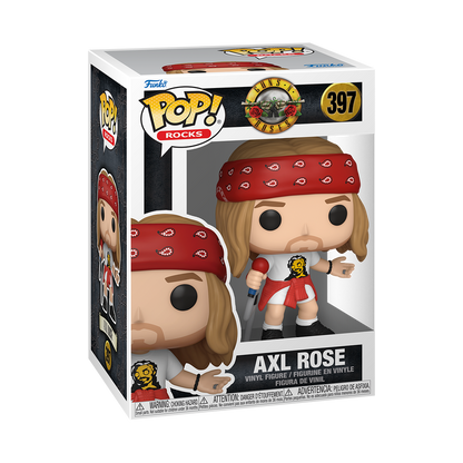 ¡Estallido! Axl Rose con pañuelo rojo 