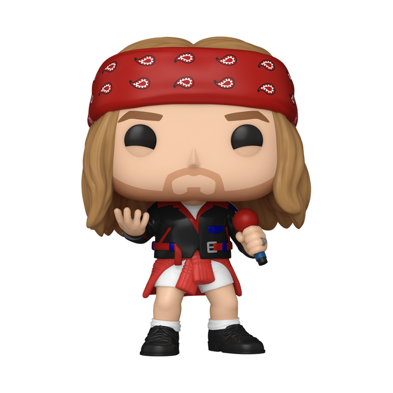 ¡Estallido! Axl Rose con pañuelo rojo 