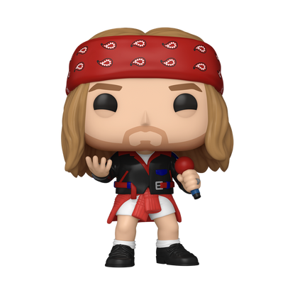 ¡Estallido! Axl Rose con pañuelo rojo 