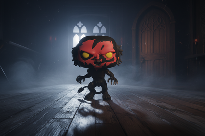 ¡Estallido! Demonio de cara roja 