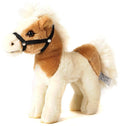 Peluche Cheval Beige Debout-blanc sans Selle