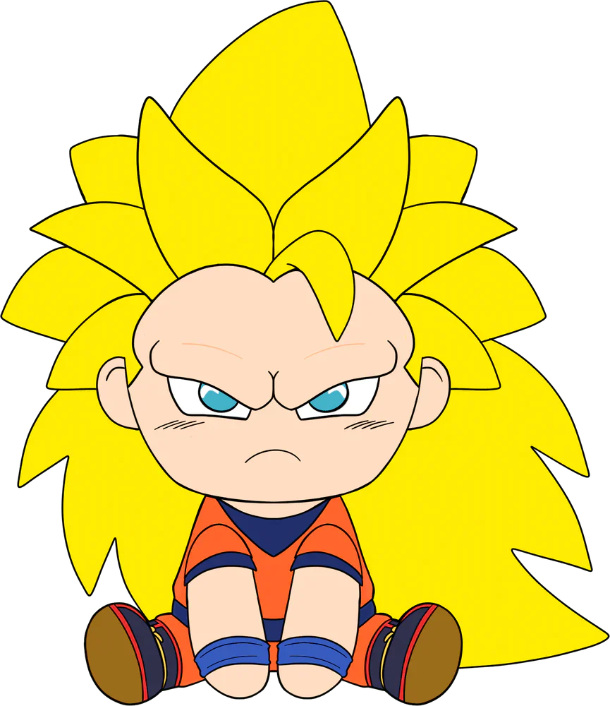 super saiyan goku plush youtooz