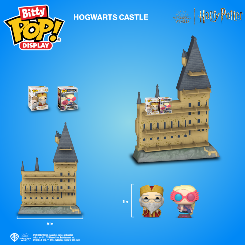 Exiba o Castelo de Hogwarts em Bitty Pop! 