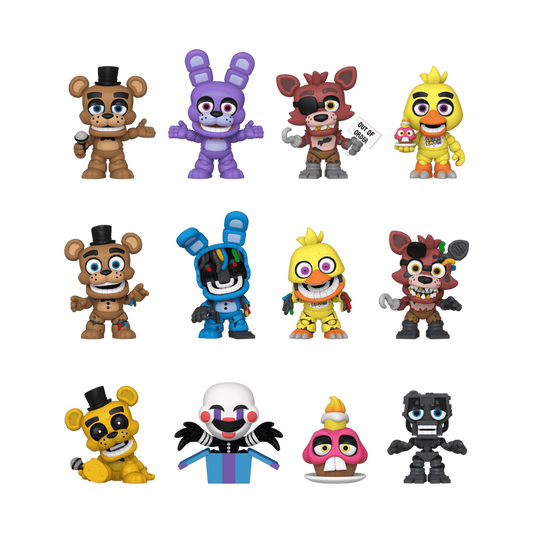 Miniaturas misteriosas del décimo aniversario de Five Nights at Freddy's 