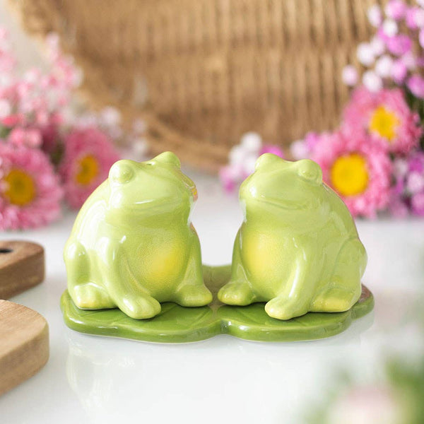 Salière et poivrière Grenouille sur Nénuphar – vue 2