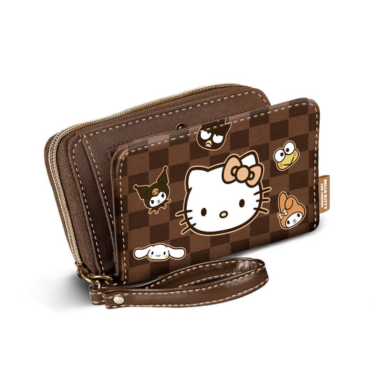 Cartera Hello Kitty Squares