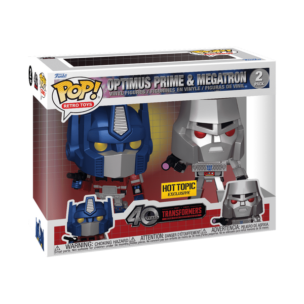 Funko Pop! Optimus Prime & Megatron 2-Pack – Transformers