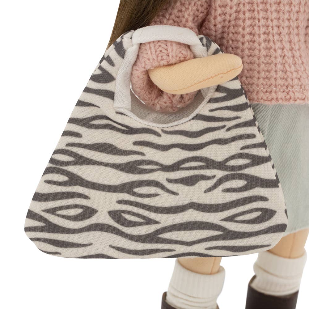Poupée Sophie avec jupe en jean 32 cm