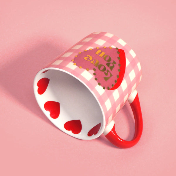 Tazza con cuori "Ti amo"