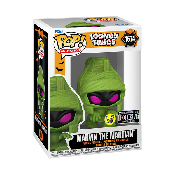 Funko Pop! Marvin le Martien en Costume de Momie (Glow) – Looney Tunes