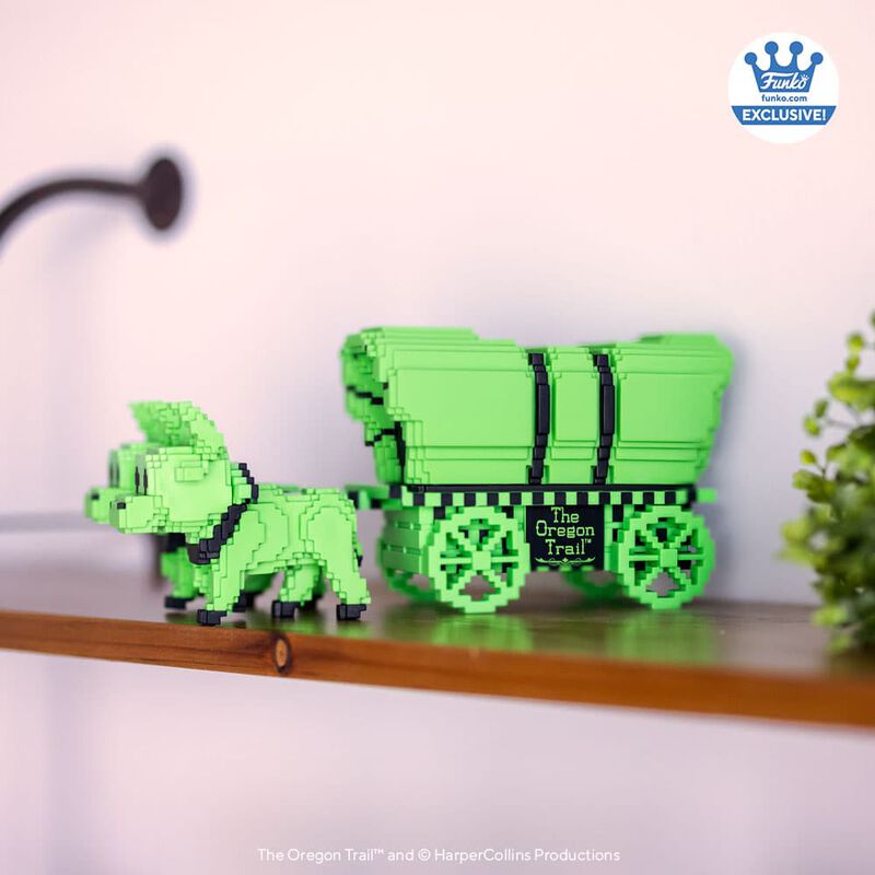 Pop! Rides Super Deluxe: il carro e i buoi dell'Oregon Trail (verde e nero) 
