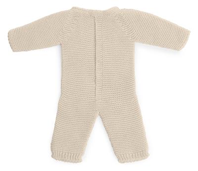 ML Poupées: PYJAMA couleur lin 38cm, éco et recyclé, sur un cintre, 3+