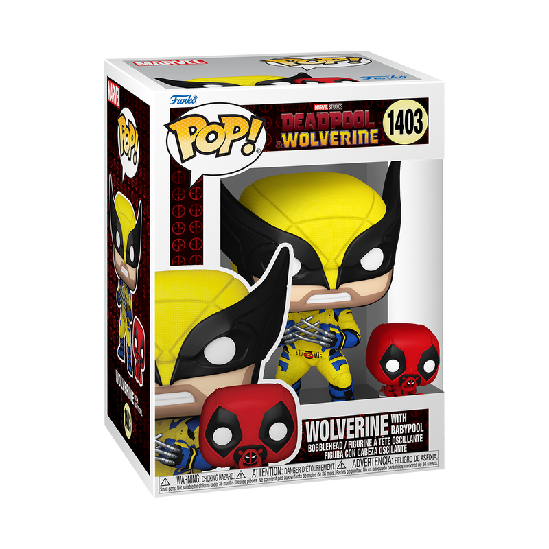 Pop! y Buddy Wolverine con Babypool