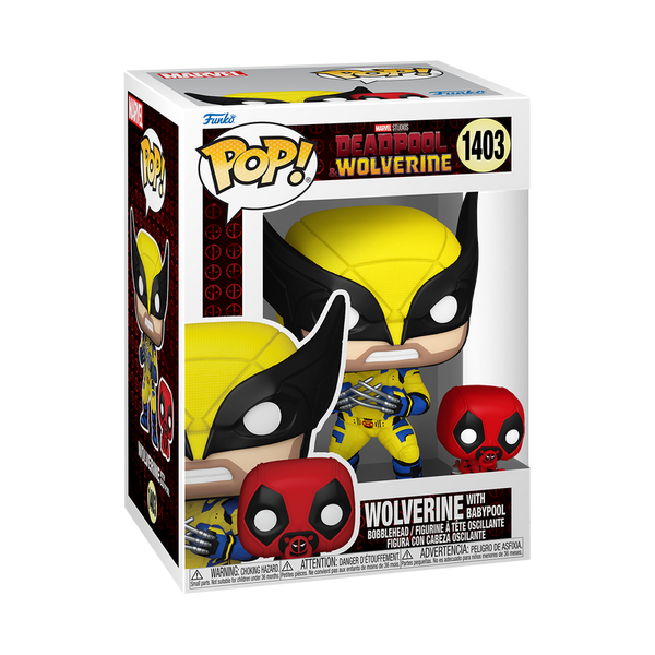 Funko Pop! & Buddy Wolverine avec Babypool – Deadpool