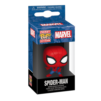 pop keychain spider man marvel new classics