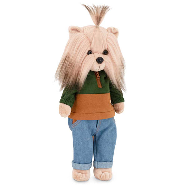 Bambola Lucky Andy Dog: Colori autunnali - 38 cm