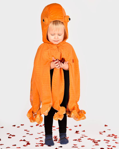 Déguisement pieuvre taille 98-104 cm pour enfants de 2 à 4 ans