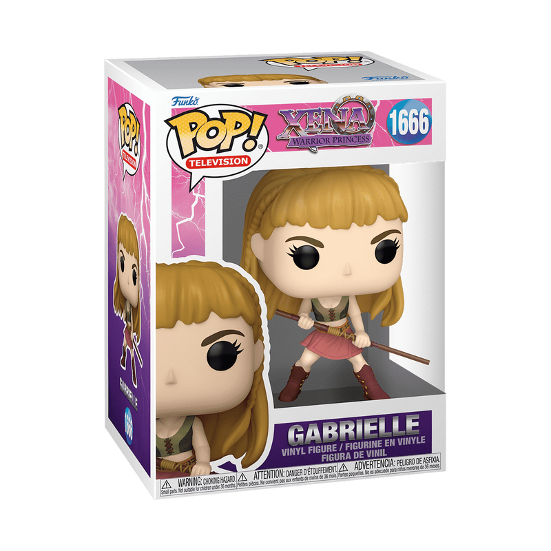 Pop! Gabrielle met baton