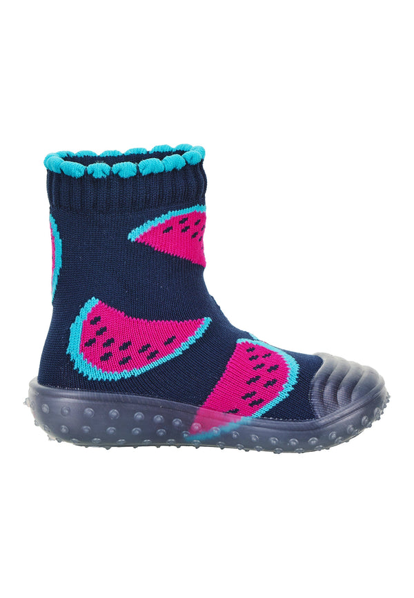 Chaussettes aventure Pastèques marine